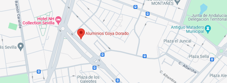 Dónde estamos. - ALUMINIOS GOYA DORADO